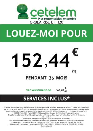 Orbea Rise LT H20 T.L Noir Or